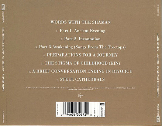 David Sylvian : Alchemy An Index Of Possibilities (CD, Album, RE, RM)