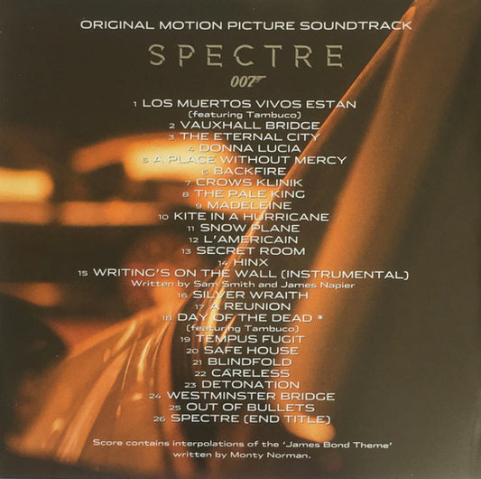 Thomas Newman : Spectre (Original Motion Picture Soundtrack) (CD, Album)