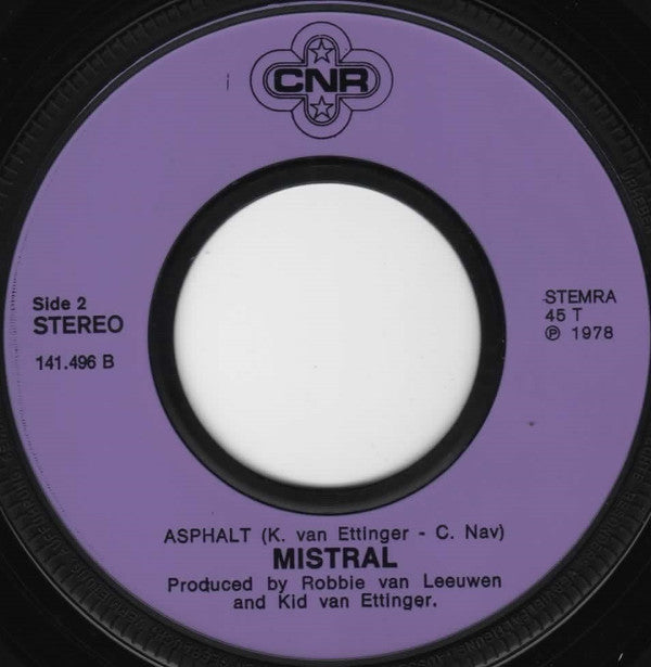 Mistral (2) : Neon City (7", Single, Mou)