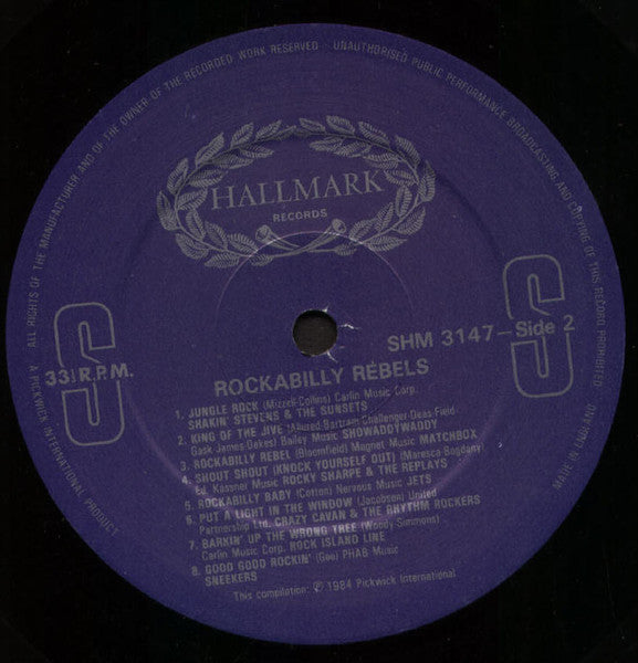 Various : Rockabilly Rebels 16 Hot Rockers (LP, Album, Comp)