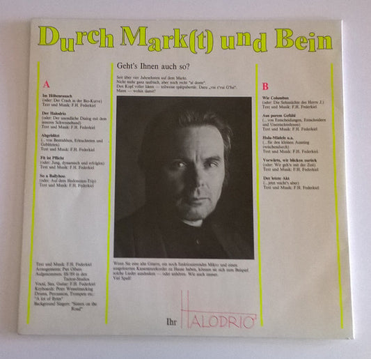 Halodrio : Durch Mark(t) Und Bein (LP, Album)