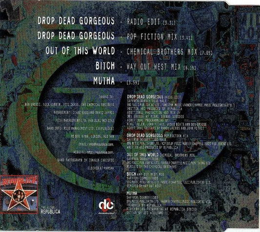 Republica : Drop Dead Gorgeous (CD, Single)