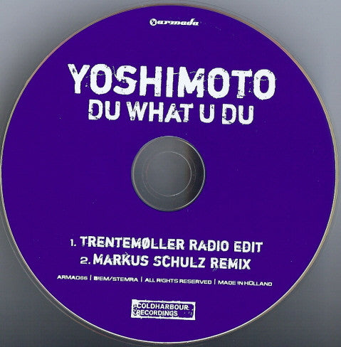 Yoshimoto (2) : Du What U Du (CD, Single)