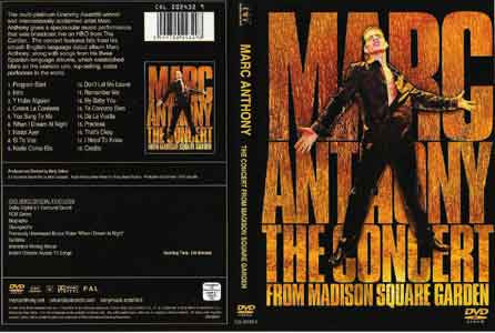 Marc Anthony : The Concert From Madison Square Garden (DVD-V, NTSC, Dol)