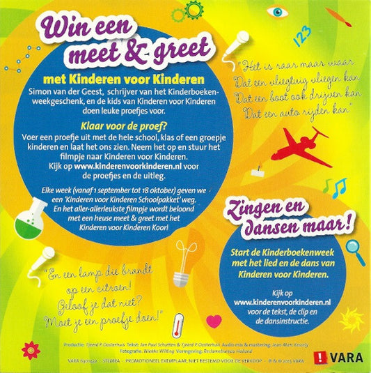 Kinderen voor Kinderen : Raar Maar Waar (CD, Single, Promo)
