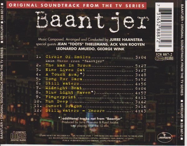 Jurre Haanstra : Original Soundtrack From The TV Series Baantjer (CD, Album)