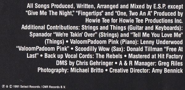E.S.P. (3) : Valoompadoom Pink! Or Something Else Off The Wall (CD, Album)