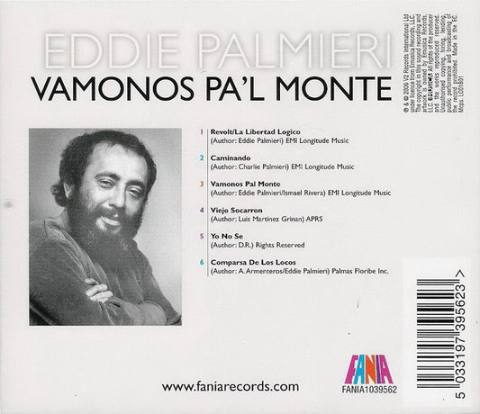 Eddie Palmieri : Vamonos Pa'l Monte (CD, Album, RE)