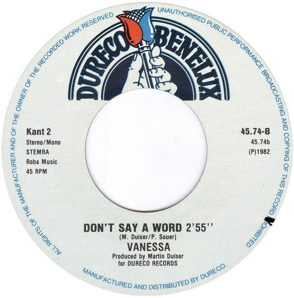 Vanessa (2) : Dynamite (7", Single)