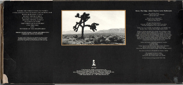 U2 : The Joshua Tree (CD, Album)