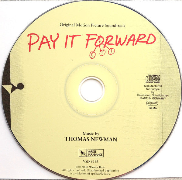 Thomas Newman : Pay It Forward (Original Motion Picture Soundtrack) (HDCD, Album)