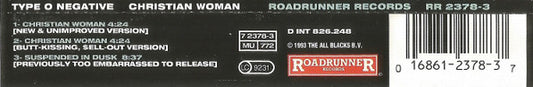 Type O Negative : Christian Woman (CD, Single, RE)
