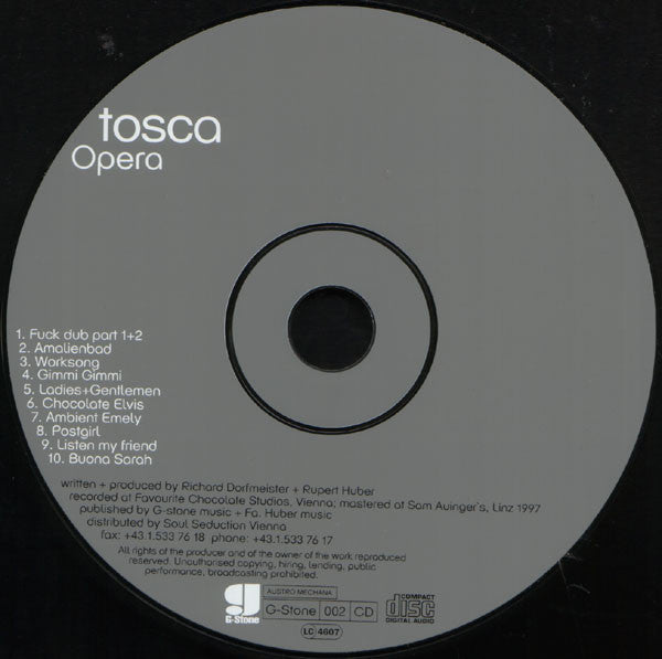 Tosca : Opera (CD, Album)