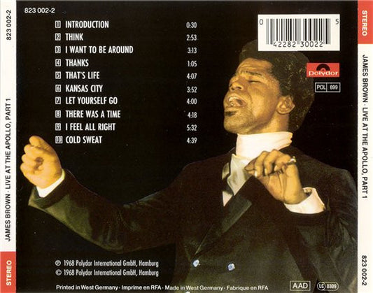 James Brown : Live At The Apollo (Part 1) (CD, Album, RE)