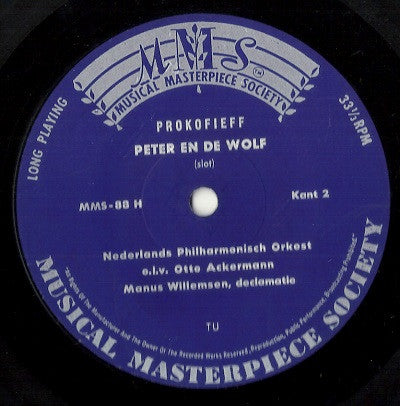 Sergei Prokofiev, Nederlands Philharmonisch Orkest : Peter En De Wolf (10")