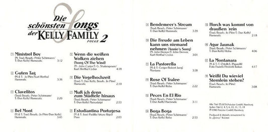 The Kelly Family : Die Schönsten Songs Der Kelly Familly (Folge 2) (CD, Comp, RE, RM)