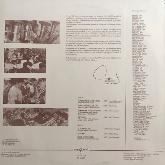 Koninklijk Harmonieorkest Vooruit : Delegation (LP, Album)