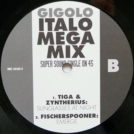 Various : Gigolo Italo Mega Mix (12", Unofficial)