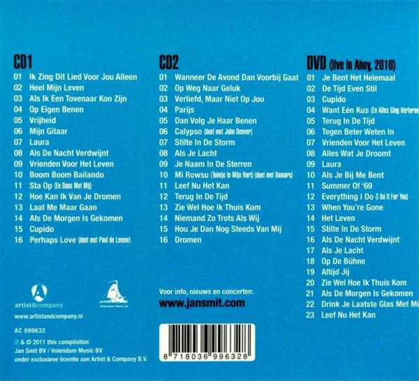 Jan Smit : 15 Jaar Hits (Dig + 2xCD, Comp + DVD-V)