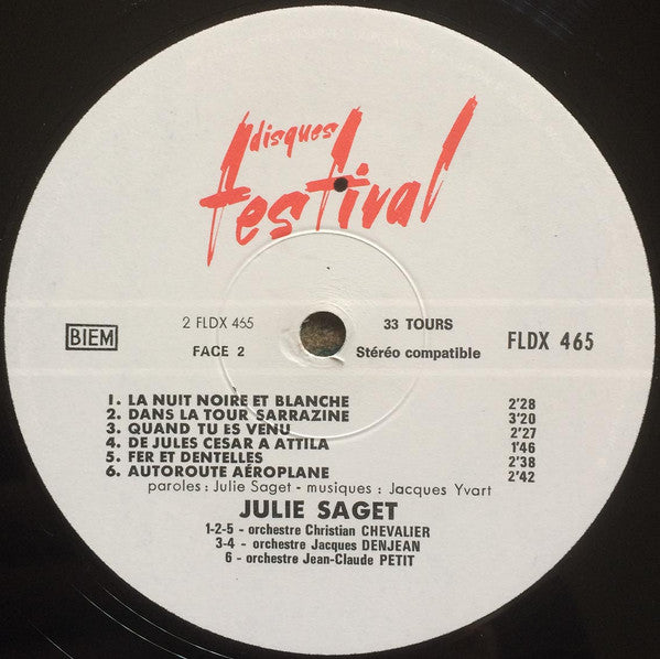 Julie Saget : Julie Saget (LP, Album)