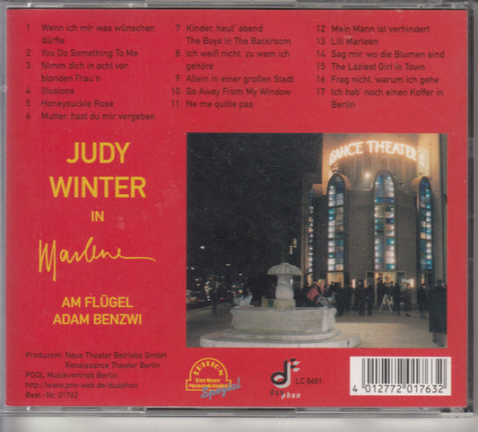Judy Winter : In Marlene (CD, Album)