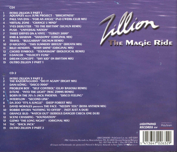 Various : Zillion (The Magic Ride) (2xCD, Comp)