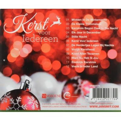 Jan Smit : Kerst Voor Iedereen (CD, Album)