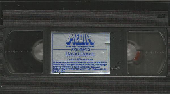 David Bowie : Serious Moonlight (VHS, Dol)