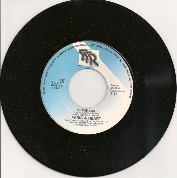 Paris & Heart : Dancing In The Street (7", Single)