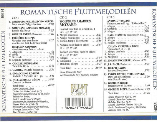 Various : Romantische Fluitmelodieën (3xCD, Comp)