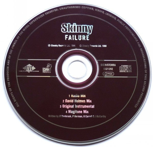 Skinny : Failure (CD, Maxi)