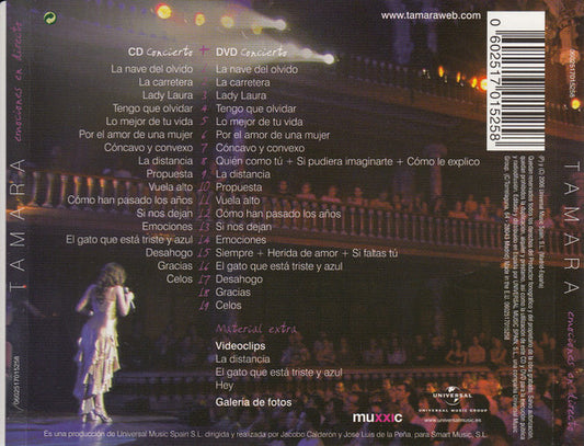 Tamara (7) : Emociones En Directo (CD, Album + DVD-V, PAL)
