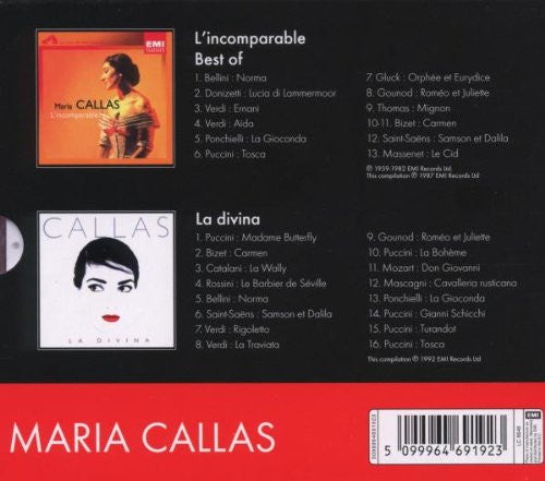Maria Callas : L' Incomparable Best Of / La Divina (2xCD, Comp)