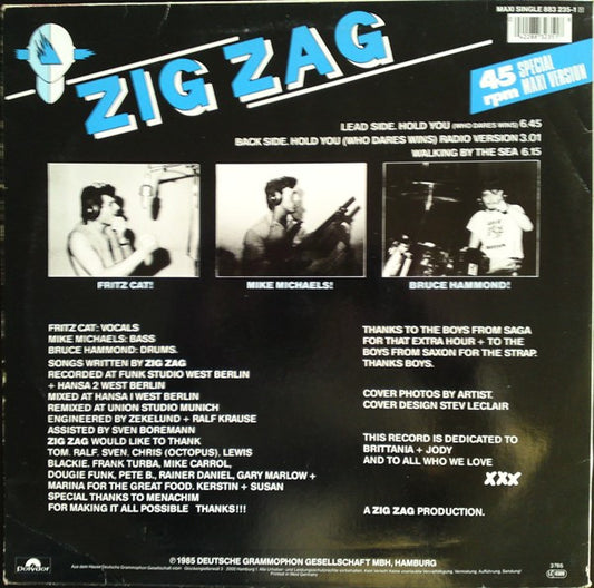 Zig Zag (2) : Hold You (Who Dares Wins) (12", Maxi)