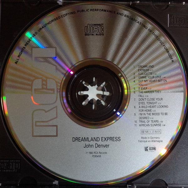 John Denver : Dreamland Express (CD, Album)