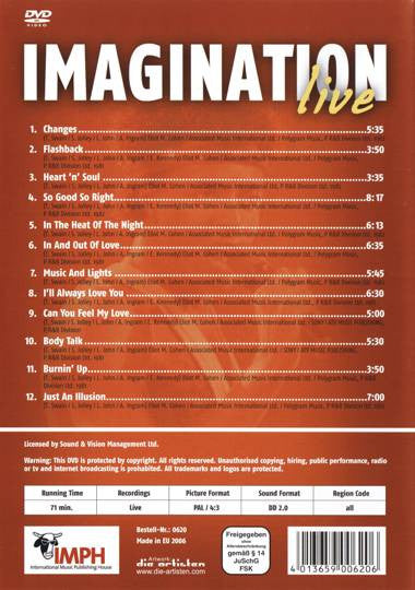 Imagination : Live (DVD)
