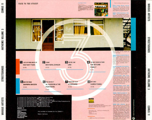 Various : Anthems Volume 3 (CD, Comp)