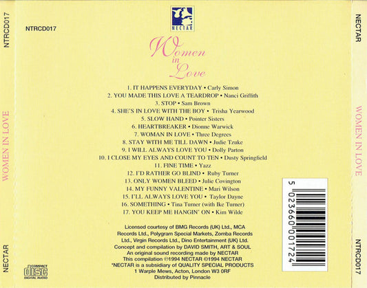 Various : Women In Love (CD, Comp)