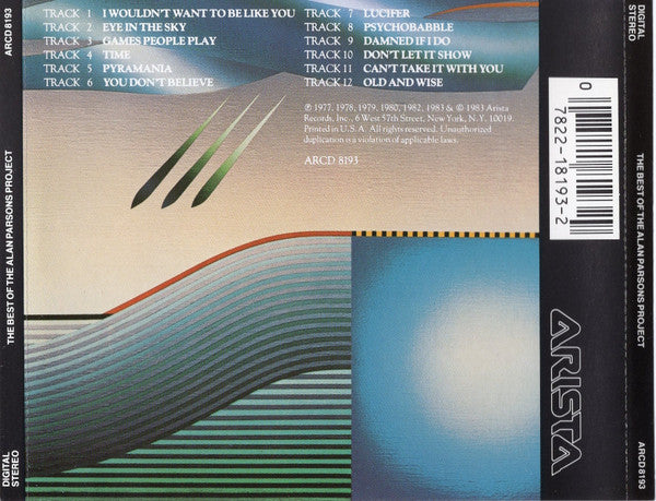 The Alan Parsons Project : The Best Of The Alan Parsons Project (CD, Comp, RE, RM, Den)