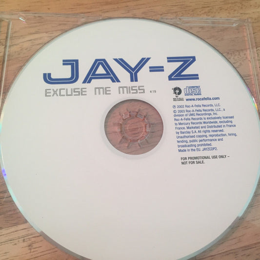 Jay-Z : Excuse Me Miss (CD, Single, Promo)