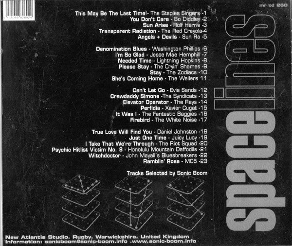 Various : Spacelines (Sonic Sounds For Subterraneans) (CD, Comp)