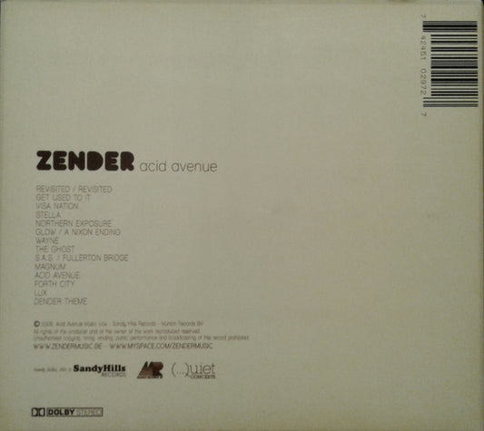 Zender (3) : Acid Avenue (CD, Album)