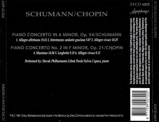 Frédéric Chopin / Robert Schumann : Piano Concerto No. 2 / Piano Concerto (CD)