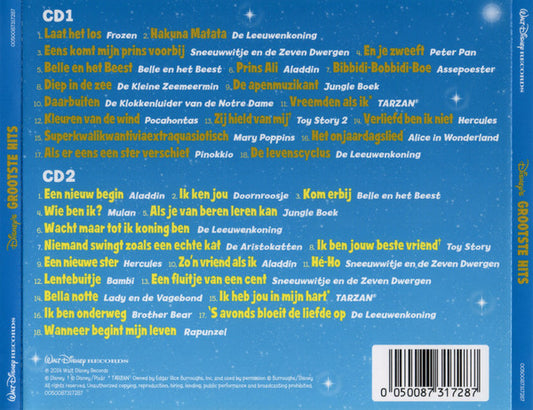 Various : Disney's Grootste Hits (2xCD, Comp)