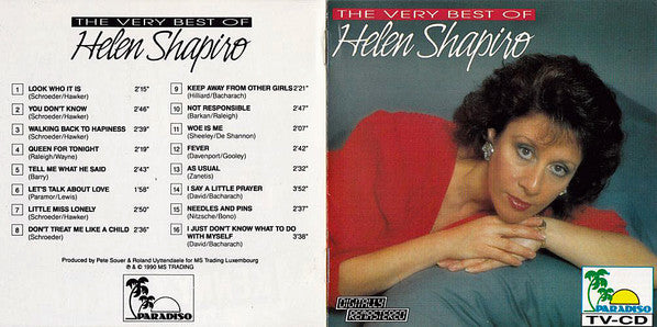 Helen Shapiro : The Very Best Of Helen Shapiro (CD, Comp, RM)