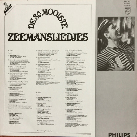 Various : De 30 Mooiste Zeemansliedjes (2xLP, Comp)