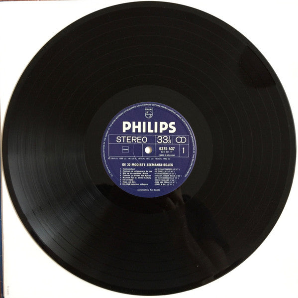 Various : De 30 Mooiste Zeemansliedjes (2xLP, Comp)