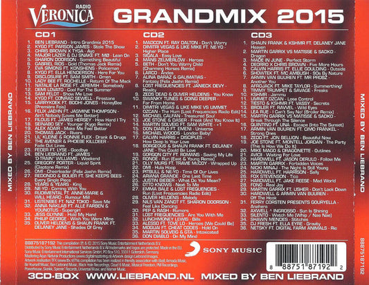 Ben Liebrand : Grandmix 2015 (3xCD, Mixed)