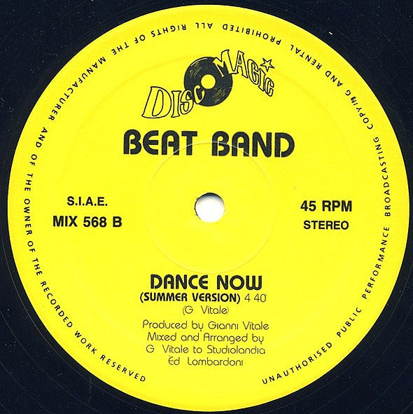 Beat Band : Dance Now (12")