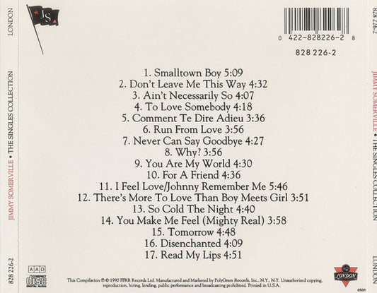 Jimmy Somerville Featuring Bronski Beat And The Communards : The Singles Collection 1984/1990 (CD, Comp)